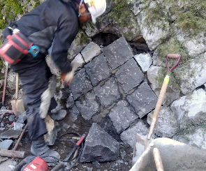 石積み工事